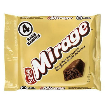 Mirage Four Pack Multipack Chocolate Bars, 164 g