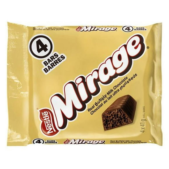 Mirage Four Pack Multipack Chocolate Bars, 164 g