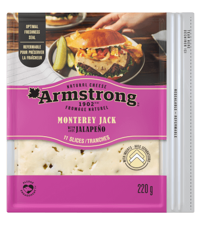 Armstrong monterey jack with avec jalapeno 220g