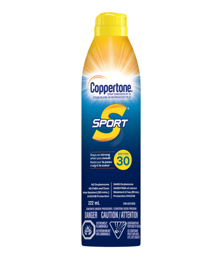 Coppertone sports spf 30 body spray 222 ml