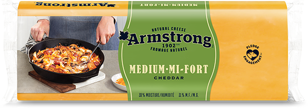 Armstrong medium cheddar cheese 200g