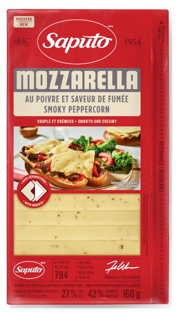 Saputo Mozzarella Slices 160 g