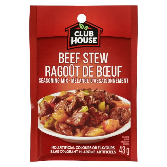 Club House, Dry Sauce/Seasoning/Marinade Mix, Beef Stew, 43g