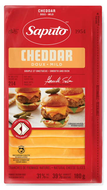 Saputo Sliced Mild Cheddar