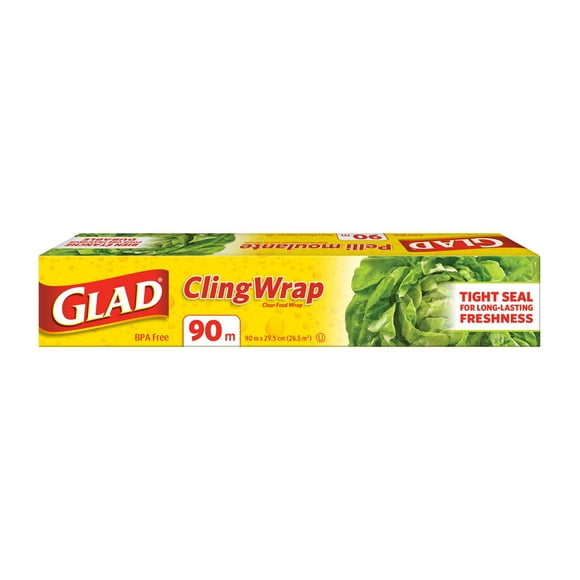 Glad Cling Wrap, Clear Food Wrap, 90 m, 90 m