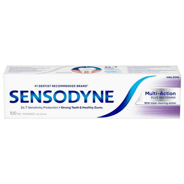 Sensodyne Multi-Action plus Whitening Sensitivity Toothpaste, 100 mL Mint