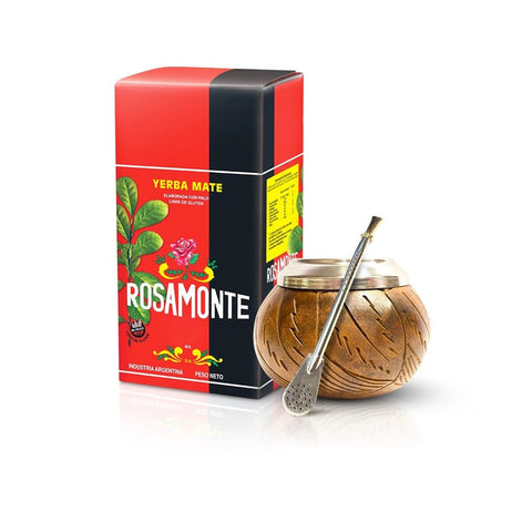 Yerba Mate Starter Set - Mate Cup & Bombilla Included