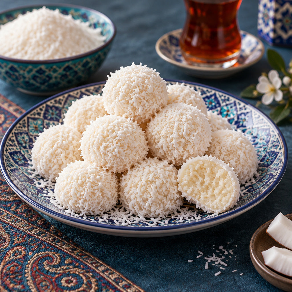 Create a photorealistic, high-end commercial food photograph for Coconut Fine Ground - Unsweetened, based on the uploade