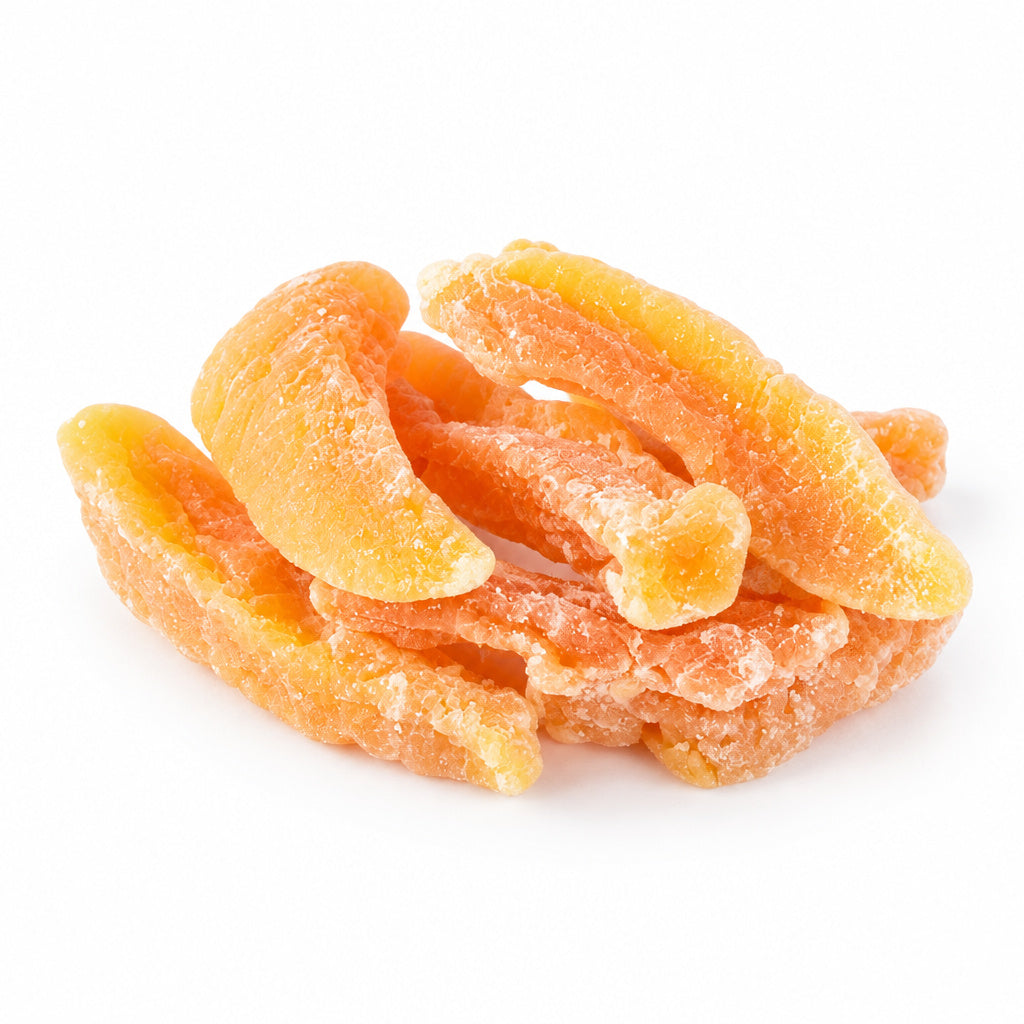 Create a photorealistic, high-end commercial product photograph of the uploaded Cantaloupe (California), rendered from a
