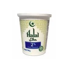 Halal 2% Plain Yogurt 750g