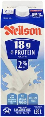 Neilson 18g protein per 2% 1.89 L