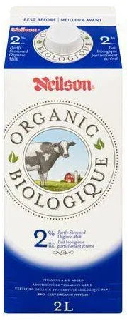 Neilson organic milk 2% 2L