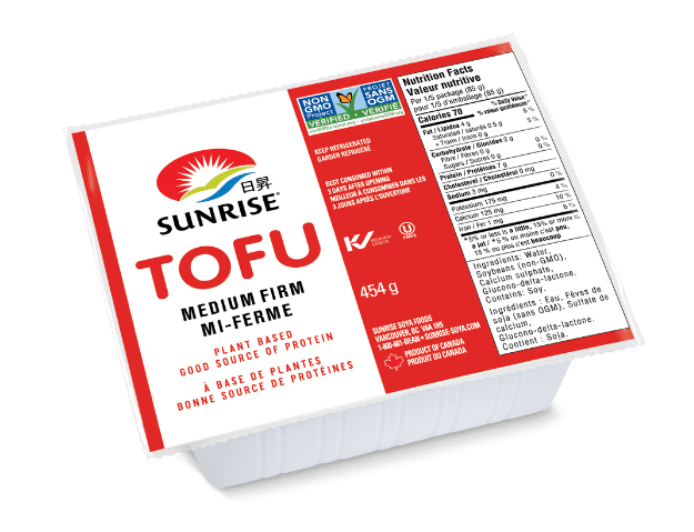 Sunrise tofu medium 454g