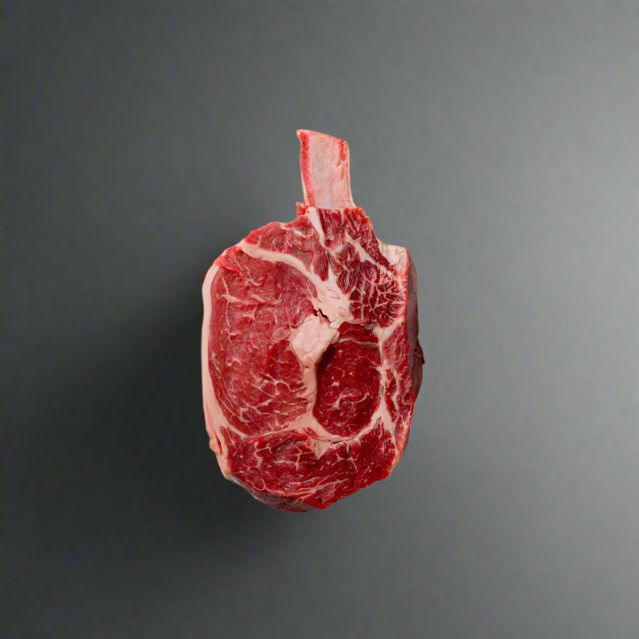 Local Natural Cowboy Steak Bone Frenched