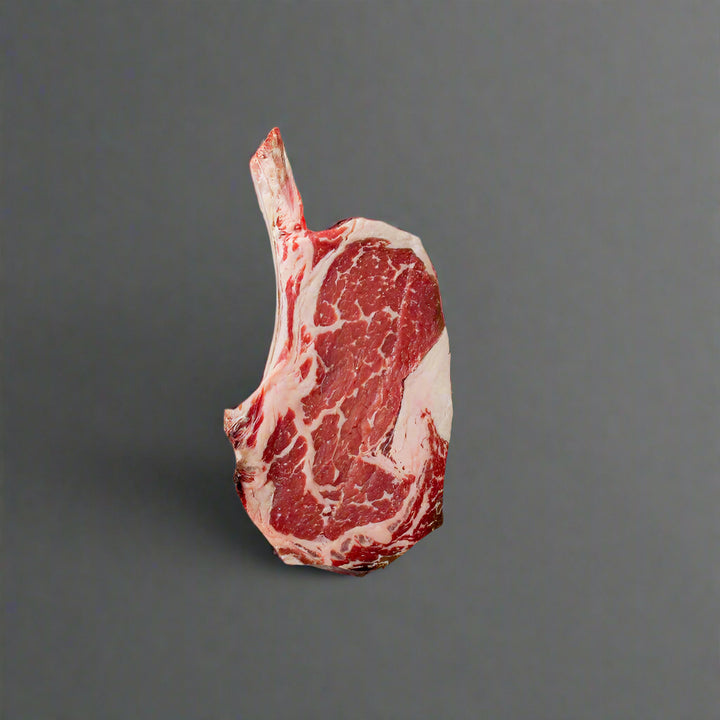 Dry Aged Prime Cowboy Steak - Frenched Bone